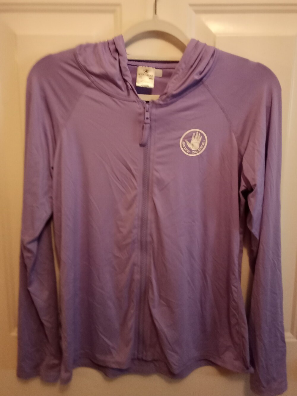 Body Glove Lavender Full-Zip Hooded Utility Jacket - Women's